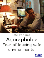 Any public place, even a quiet church or an empty park, may seem threatening to a person with agoraphobia. 